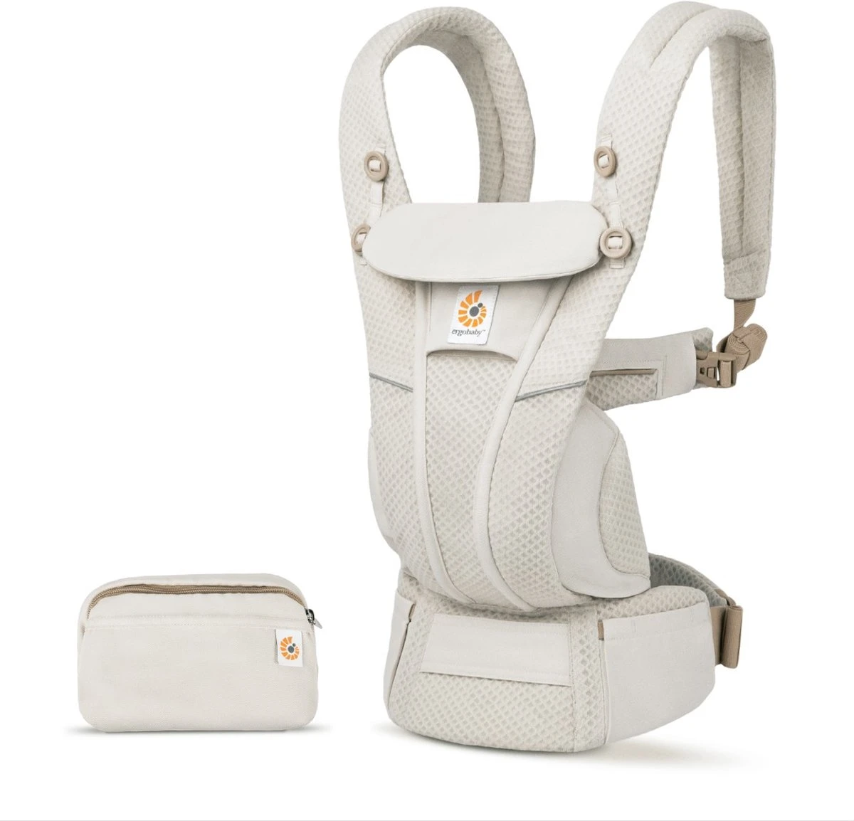 Ergobaby Draagzak Omni Breeze Natural Beige- Ergonomische Draagzak Vanaf Geboorte 3 Ergobaby Draagzak Omni Breeze Natural Beige- Ergonomische Draagzak Vanaf Geboorte