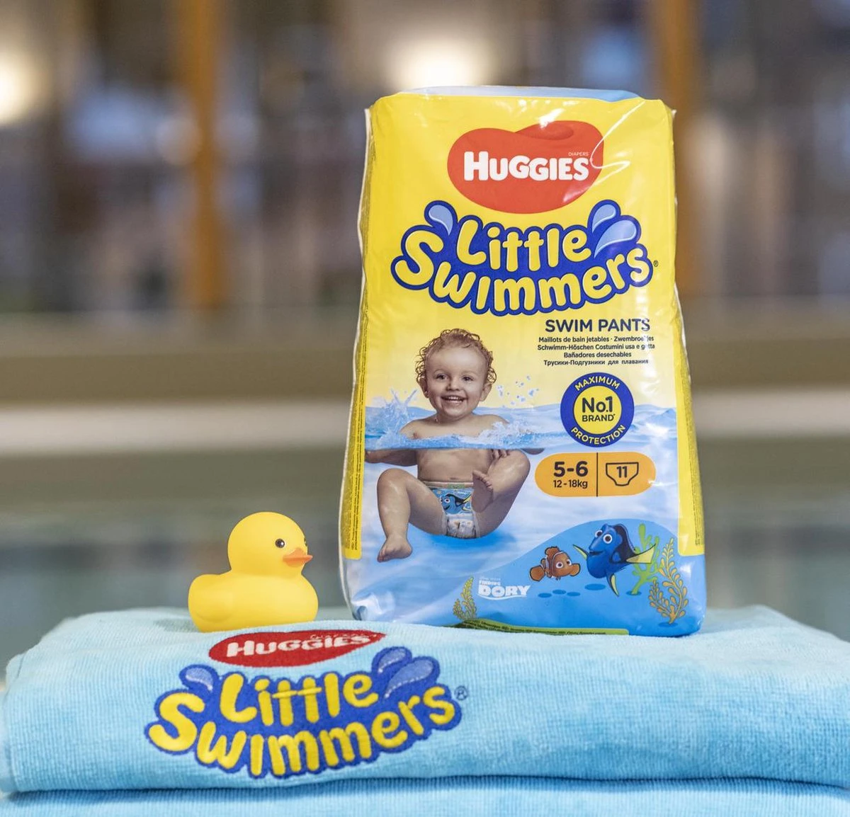 Huggies Little Swimmers - Zwemluiers - Maat 5/6 - (12 Tot 18 Kg) - Voordeelverpakking - 33 Stuks 7 Huggies Little Swimmers - Zwemluiers - Maat 5/6 - (12 Tot 18 Kg) - Voordeelverpakking - 33 Stuks - Afbeelding 5