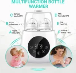 Merkloos Flessenwarmer - Flessenwarmer Onderweg - Verwarming - Baby Bottle Warmer [UPGRADE] -Winkel Voor Babyproducten 1200x1156 6