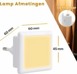 LED Nachtlampje Met Lichtsensor - 2 Stuks - Warm Wit 3000k - Veiligheid - Baby - Kinder - Nachtlamp - Nachtlicht - Kinderkamer - Slaapkamer - Woonkamer - Badkamer - Donker -Winkel Voor Babyproducten 1200x1157 1