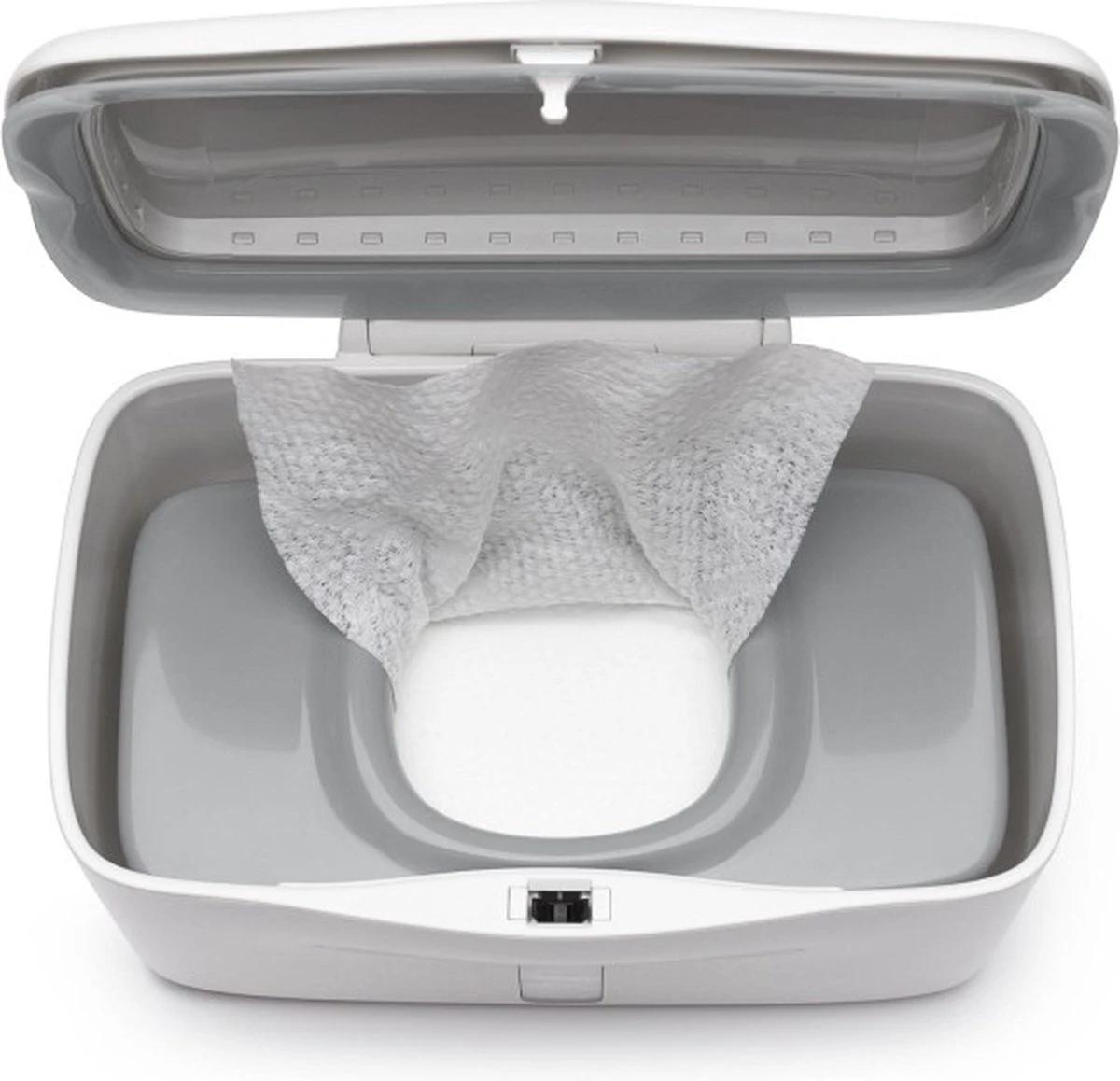 OXO Tot Doekjesverdeler - Billendoekjesdoos- Billendoekjes Houder - Billendoekjesbox - Wipe Box- Vochtige Doekjes Houder- Wit-Grey 4 OXO Tot Doekjesverdeler - Billendoekjesdoos- Billendoekjes Houder - Billendoekjesbox - Wipe Box- Vochtige Doekjes Houder- Wit-Grey - Afbeelding 2