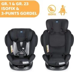 Chicco Autostoel Unico PLUS - Groep 0 1 2 3 - Isofix Bevestiging -Verstelbare Hoofdsteun - Zwart -Winkel Voor Babyproducten 1200x1161 11
