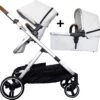 Deryan Evy Kinderwagen - Duo Kinderwagen - Uitbreidbaar - Inclusief Reiswieg - Creme -Winkel Voor Babyproducten 1200x1161 13