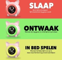ProSova Slaaptrainer Voor Kinderen - Kinderwekker - Wake Up Light - Nachtlamp - USB Poort - Roze - + Gratis (E)-Slaapboek -Winkel Voor Babyproducten 1200x1161 6