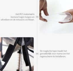 Achilles Universele Regenhoes Kinderwagen (2023 Model)– Buggy Hoes Universeel – Tegen Regen & Miezer -Winkel Voor Babyproducten 1200x1162 19