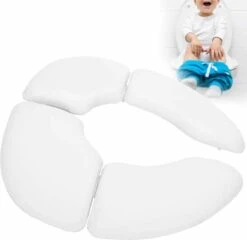 IBright Opvouwbare WC Verkleiner - Toilettrainer -Zachte Toilet Zitje - Toiletbril Verkleiner - Kinder WC Bril - Inclusief Draagtas - Wit -Winkel Voor Babyproducten 1200x1166