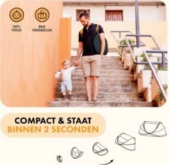 Deryan Peuter Luxe Campingbedje – Inclusief Zelfopblaasbare Matras - Zwart -Winkel Voor Babyproducten 1200x1170 14