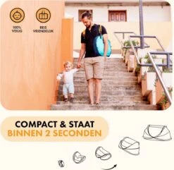 Deryan Peuter Luxe Campingbedje – Inclusief Zelfopblaasbare Matras - Ocean -Winkel Voor Babyproducten 1200x1170 15