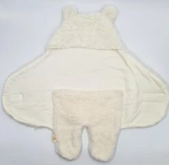 Mon Avenir - Baby Teddy Inbakerslaapzak - Wit - Dun - 0-3 Maanden -Winkel Voor Babyproducten 1200x1171 15