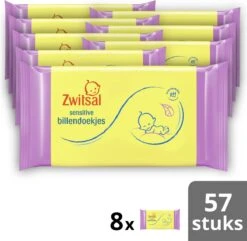 Zwitsal Sensitive Billendoekjes - 8 X 57 Stuks - Voordeelverpakking -Winkel Voor Babyproducten 1200x1171 2