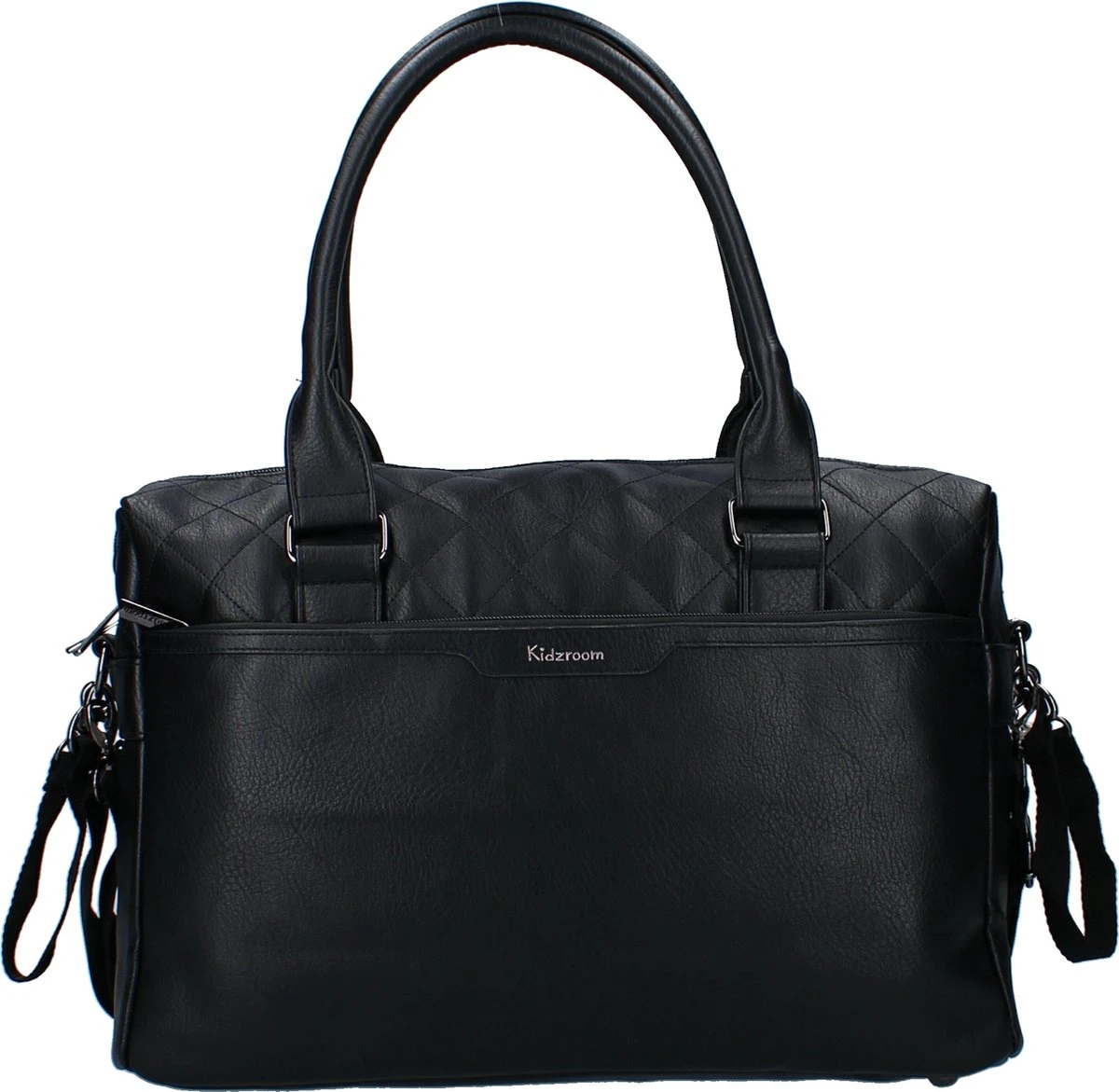 Kidzroom In Your Dreams Luiertas - Zwart - Ophanglussen Kinderwagen - Verschoonmatje - Verstelbare Schouderband 3 Kidzroom In Your Dreams Luiertas - Zwart - Ophanglussen Kinderwagen - Verschoonmatje - Verstelbare Schouderband