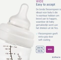 Difrax - S-Fles Natural - Babyfles Bruin- 0+ Maanden - 170ml -Winkel Voor Babyproducten 1200x1175 9