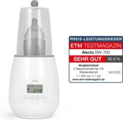 Alecto BW-700 - Snelle Digitale Flessenwarmer 500W Voor Opwarmen, Steriliseren En Ontdooien - Inclusief Stoomkap - Bediening Via Display - Wit 38 Alecto BW-700 - Snelle Digitale Flessenwarmer 500W Voor Opwarmen, Steriliseren En Ontdooien - Inclusief Stoomkap - Bediening Via Display - Wit -Winkel Voor Babyproducten 1200x1176 14