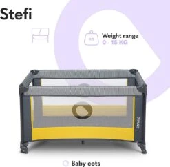 Lionelo Stefi - Campingbedje - 125x65cm - Tot 15kg - Transporttas -Winkel Voor Babyproducten 1200x1176 17