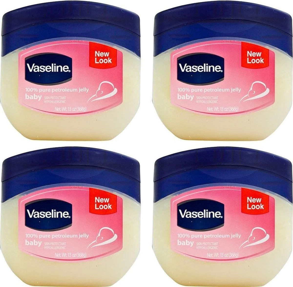 Vaseline Baby Protection Jelly - Voordeelverpakking 4 X 100 Ml. 3 Vaseline Baby Protection Jelly - Voordeelverpakking 4 X 100 Ml.