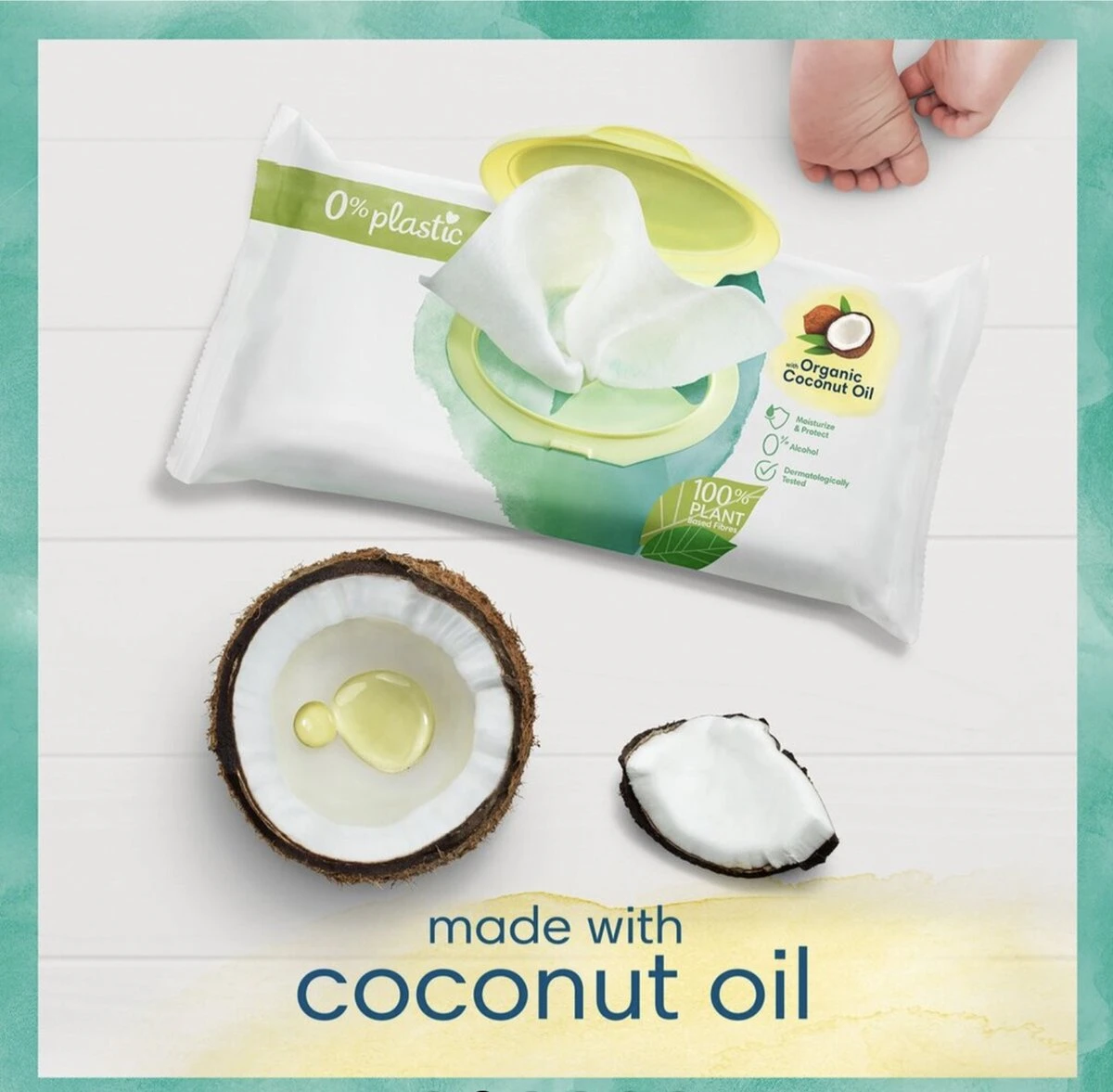 Pampers® Pampers Harmonie Coco - Billendoekjes Met Biologische Kokosolie - 756 Doekjes 11 Pampers® Pampers Harmonie Coco - Billendoekjes Met Biologische Kokosolie - 756 Doekjes - Afbeelding 9