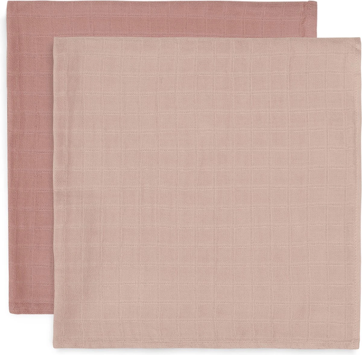 Jollein Hydrofiele Doek Large 115x115cm Bamboe Katoen - Pale Pink - 2 Stuks 4 Jollein Hydrofiele Doek Large 115x115cm Bamboe Katoen - Pale Pink - 2 Stuks - Afbeelding 2