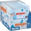 Huggies Billendoekjes - Pure 99% Water - 18 X 56 Stuks - 1008 Doekjes - Voordeelverpakking -Winkel Voor Babyproducten 1200x1180