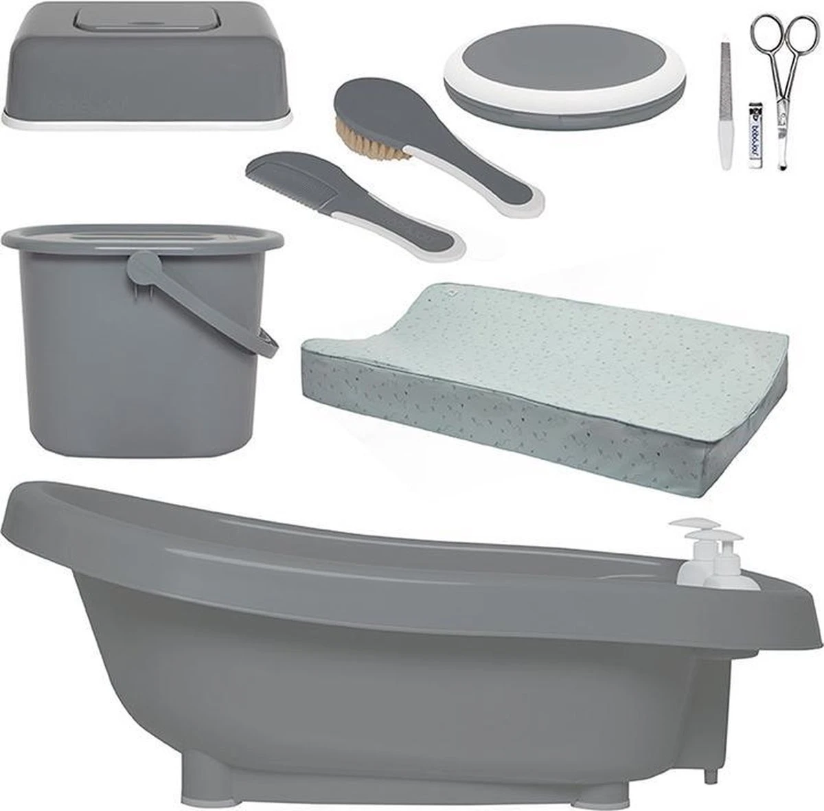 Bébé-jou Fabulous Luieremmer - Griffin Grey 5 Bébé-jou Fabulous Luieremmer - Griffin Grey - Afbeelding 3