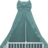 Babybam Hemeltje Ruffle Stone Green Babysluier Met Ruches - Babyhemeltje Voor Wiegje Of Ledikant -Winkel Voor Babyproducten 1200x1183 8
