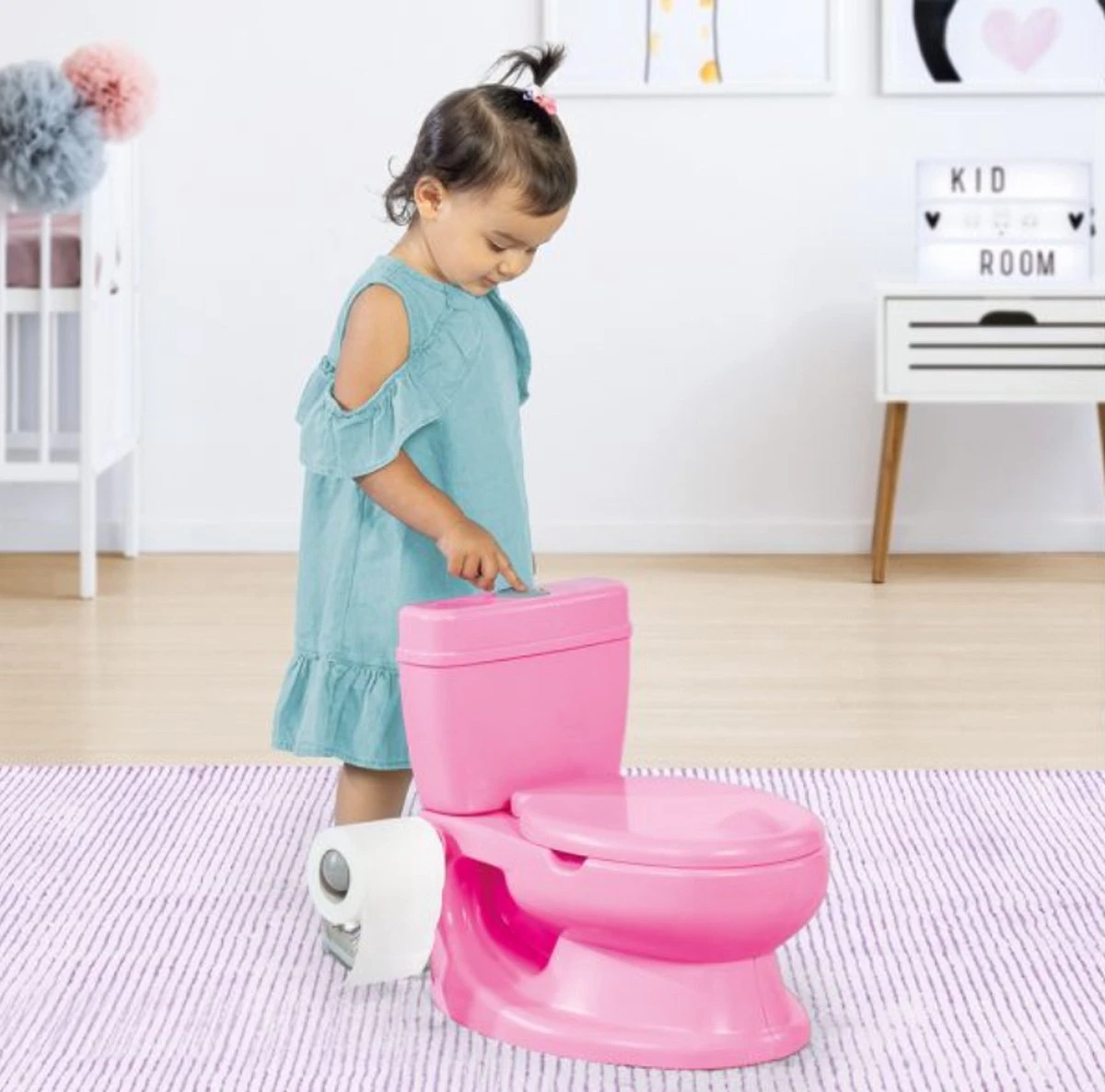 WC Potje - Babystartup - Pink - Potty – WC Potje Baby – WC Potje Peuter Met Geluid – Potty Training – Potty Training Seat - WC Potje Kind – WC Potje Peuter Jongens – Zindelijkheid 6 WC Potje - Babystartup - Pink - Potty – WC Potje Baby – WC Potje Peuter Met Geluid – Potty Training – Potty Training Seat - WC Potje Kind – WC Potje Peuter Jongens – Zindelijkheid - Afbeelding 4