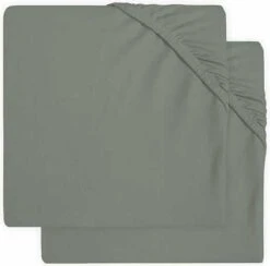 Jollein Baby Hoeslaken Ledikant Jersey 60x120cm - Ash Green - 2 Stuks -Winkel Voor Babyproducten 1200x1186 3
