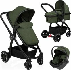 Baninni Kinderwagen Otto 3 In 1 Olive Green -Winkel Voor Babyproducten 1200x1187 19