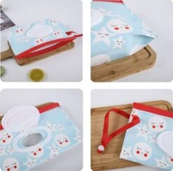 Merkloos Billendoekjes Houder - Vochtige Tissuehouder -Natte Doekjes Houder - Dispenser - Wipe Box - Billendoekjesdoos - Vochtig Toiletpapier Houder - Geschikt Voor Make Up Doekjes, Reinigingsdoekjes - Baby Cadeau - Kraamcadeau - Wit/zwart -Winkel Voor Babyproducten 1200x1188 5