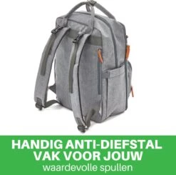 Brisby Slijtvaste Luiertas – Verzorgingstas – Met Buggymontage - Lichtgrijs -Winkel Voor Babyproducten 1200x1189 13
