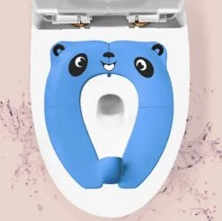 Merkloos Panda Toiletbril - Opvouwbaar In Opberg Tasje - Voor Kinderen - WC Bril Verkleinen - Zindelijkheidstraining - Wit -Winkel Voor Babyproducten 1200x1191 4