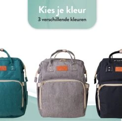 Luiertas Rugzak - Monx Luiertas Verzorgingstas Met Uitklapbaar Babybedje - Overzichtelijke Luierrugzak Extra Buggy En Kinderwagen Haken Inclusief Geïsoleerde Flessenhouder - Grijs -Winkel Voor Babyproducten 1200x1194 13