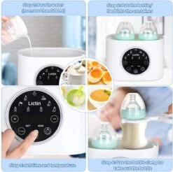 Merkloos Lictin Flessensterilisator En Flessenwarmer -Winkel Voor Babyproducten 1200x1196 22