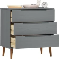 VidaXL Ladekast MOLDE 80x40x80 Cm Massief Grenenhout Grijs 17 VidaXL Ladekast MOLDE 80x40x80 Cm Massief Grenenhout Grijs -Winkel Voor Babyproducten 1200x1198 53