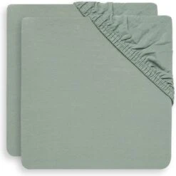 Jollein Baby Hoeslaken Ledikant Jersey 60x120cm - Ash Green - 2 Stuks -Winkel Voor Babyproducten 1200x1198 54