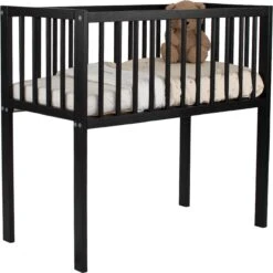 Colorfull Home - Wieg - Co-Sleeper - Aanschuifwieg - 40x80 Cm - Zwart 18 Colorfull Home - Wieg - Co-Sleeper - Aanschuifwieg - 40x80 Cm - Zwart -Winkel Voor Babyproducten 1200x1198 57