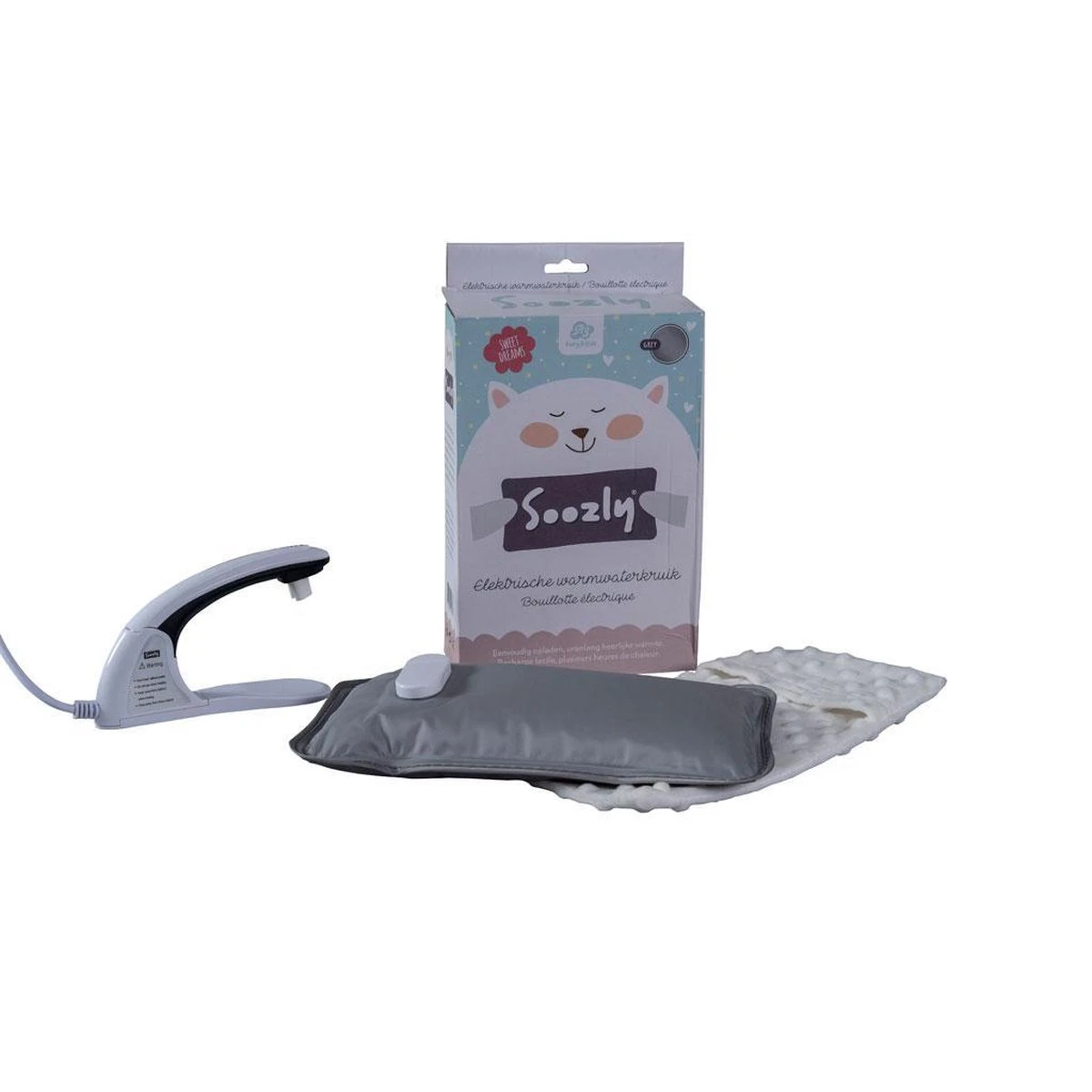 A3 Baby & Kids Soozly Elektrische Warmwater Babykruik Inclusief Witte Kruikenzak 10 A3 Baby & Kids Soozly Elektrische Warmwater Babykruik Inclusief Witte Kruikenzak - Afbeelding 8