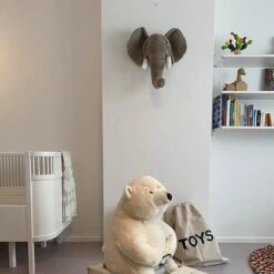 Wild & Soft - Trophy Olifant Licht George - Dierenkop -Winkel Voor Babyproducten 1200x1200 1048