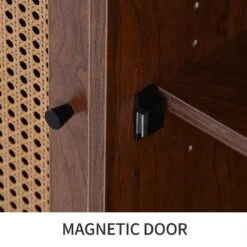 Merax Sideboard Houten Commode - Dressoir Met Rotan Deuren - Bruin -Winkel Voor Babyproducten 1200x1200 1054