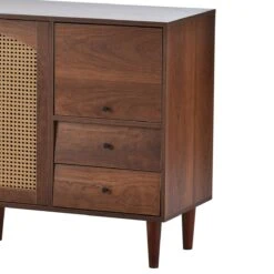 Merax Sideboard Houten Commode - Dressoir Met Rotan Deuren - Bruin -Winkel Voor Babyproducten 1200x1200 1063