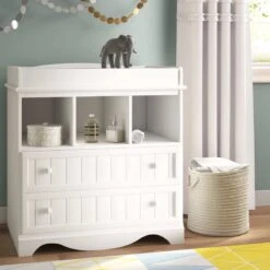 Trend24 - Commode - Verzoringstafel - Commode Kasten - Aankleedtafel - Babykamer - Wit -Winkel Voor Babyproducten 1200x1200 1070