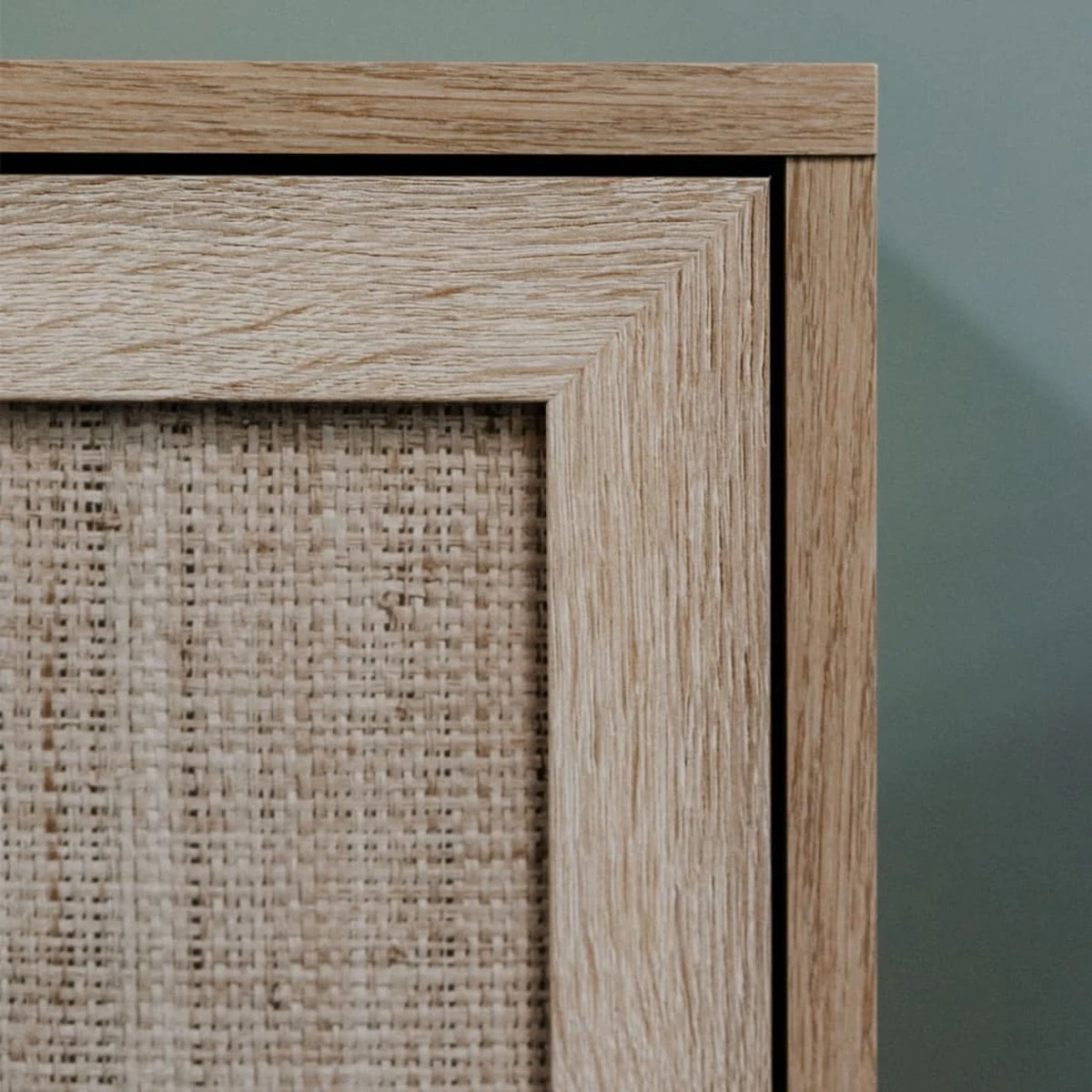 Commode 3 Tiroirs L80 Cm - Impression Rotin - Bali 13 Commode 3 Tiroirs L80 Cm - Impression Rotin - Bali - Afbeelding 11