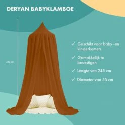 Deryan Baby Klamboe Vintage 245cm - Kinderklamboe - Hemeltje Caramel 17 Deryan Baby Klamboe Vintage 245cm - Kinderklamboe - Hemeltje Caramel -Winkel Voor Babyproducten 1200x1200 1185