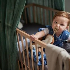 Jollein Baby Klamboe Vintage 245cm - Ash Green 16 Jollein Baby Klamboe Vintage 245cm - Ash Green -Winkel Voor Babyproducten 1200x1200 1208