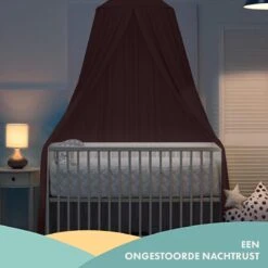 Deryan Baby Klamboe Vintage 245cm - Kinderklamboe - Hemeltje - Chestnut -Winkel Voor Babyproducten 1200x1200 1232