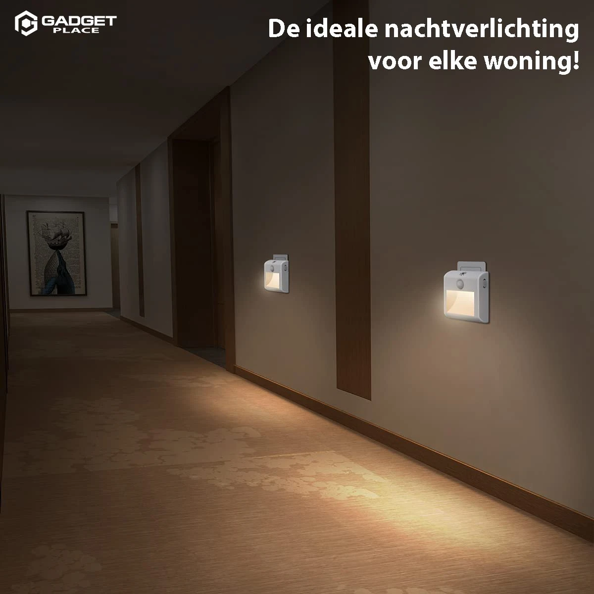 Dimbaar Nachtlampje Stopcontact Met Bewegingssensor Voor Kinderen & Volwassenen - Warm Wit - 2 Stuks 4 Dimbaar Nachtlampje Stopcontact Met Bewegingssensor Voor Kinderen & Volwassenen - Warm Wit - 2 Stuks - Afbeelding 2