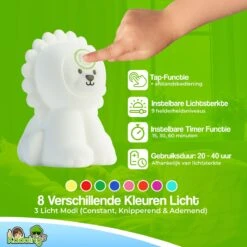 Kadoing Leeuw Nachtlamp (Groot) - Met TAP-ON & Afstandsbediening - Oplaadbaar - Katten LED Lamp - Gender Reveal - Babyshower - Baby Kat - Verjaardag Kinderen - Kinderkamer - Kinderspeelgoed - Speelgoed Cadeau - Bedlamp - Premium Kinderlamp -Winkel Voor Babyproducten 1200x1200 1269