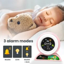 ProSova Slaaptrainer Voor Kinderen - Nieuw Model 2022 - Kinderwekker - Wake Up Light - Nachtlamp - Roze - + Gratis (E)-Slaapboek -Winkel Voor Babyproducten 1200x1200 1279