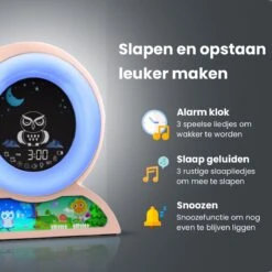 ProSova Slaaptrainer Voor Kinderen - Nieuw Model 2022 - Kinderwekker - Wake Up Light - Nachtlamp - Roze - + Gratis (E)-Slaapboek -Winkel Voor Babyproducten 1200x1200 1280