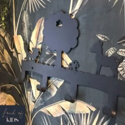 Kinderkapstok Zwart Tyro- Duurzaam Materiaal In Een Luxe Uitstraling. - Kapstok Kinderen - Kinderkamer Haakjes - 5 Haken Metaal - Land Of Kids Kinderkapstokken -Winkel Voor Babyproducten 1200x1200 1283