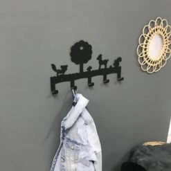 Kinderkapstok Zwart Tyro- Duurzaam Materiaal In Een Luxe Uitstraling. - Kapstok Kinderen - Kinderkamer Haakjes - 5 Haken Metaal - Land Of Kids Kinderkapstokken -Winkel Voor Babyproducten 1200x1200 1286